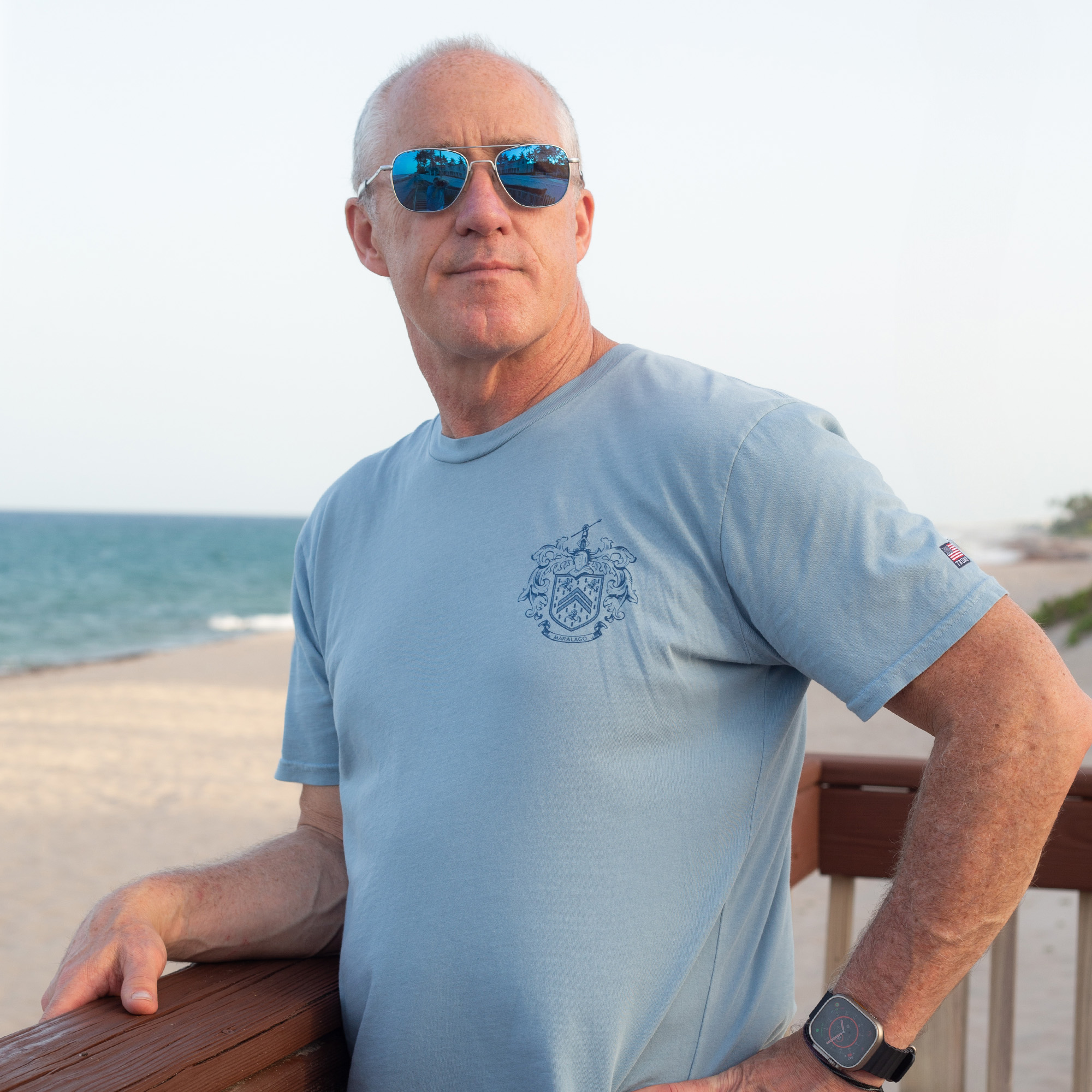 Mar-a-Lago Crown Jewel Tee - Bluestone Mar-a-Lago Crown Jewel Tee - Bluestone