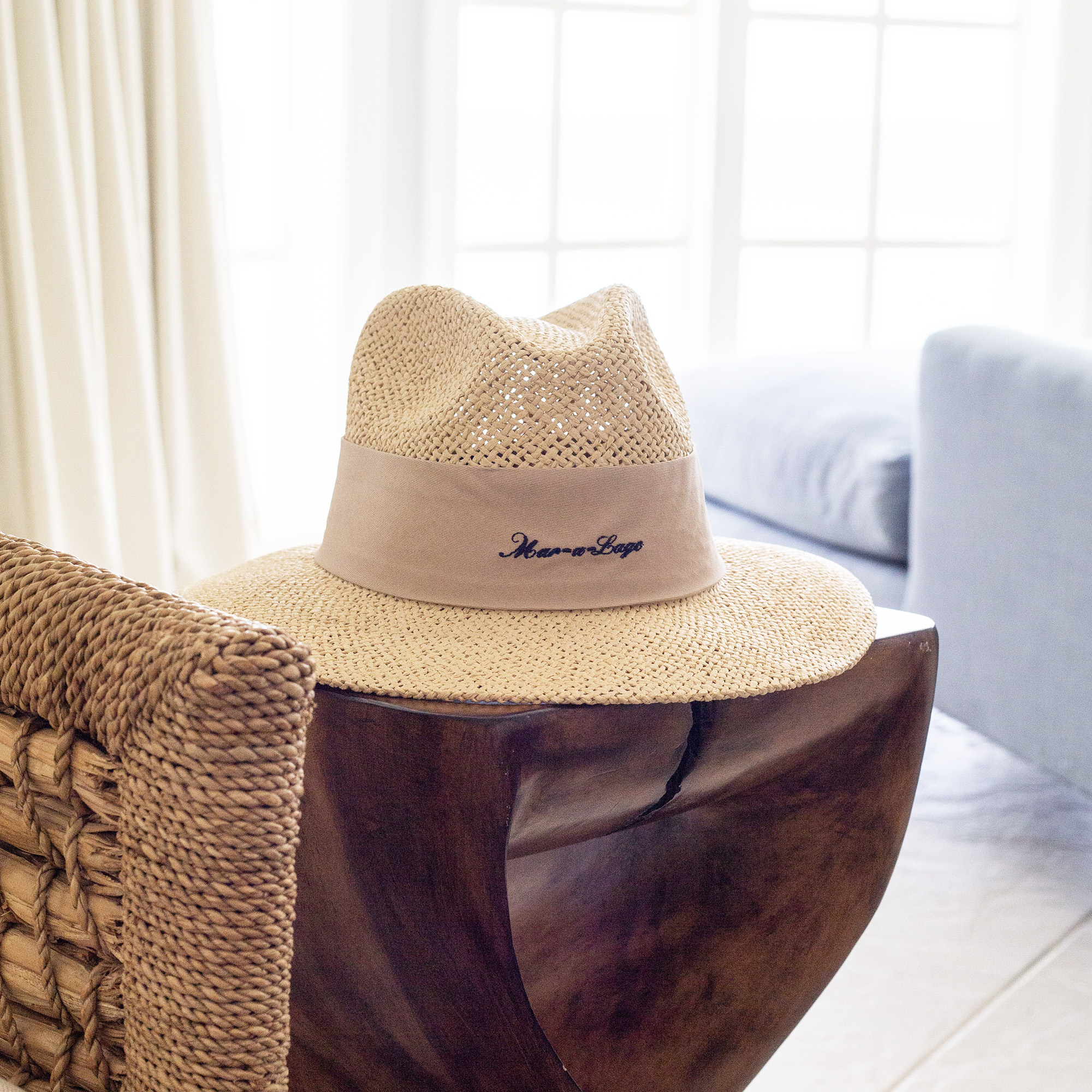 Mar-a-Lago Straw Fedora Mar-a-Lago Straw Fedora