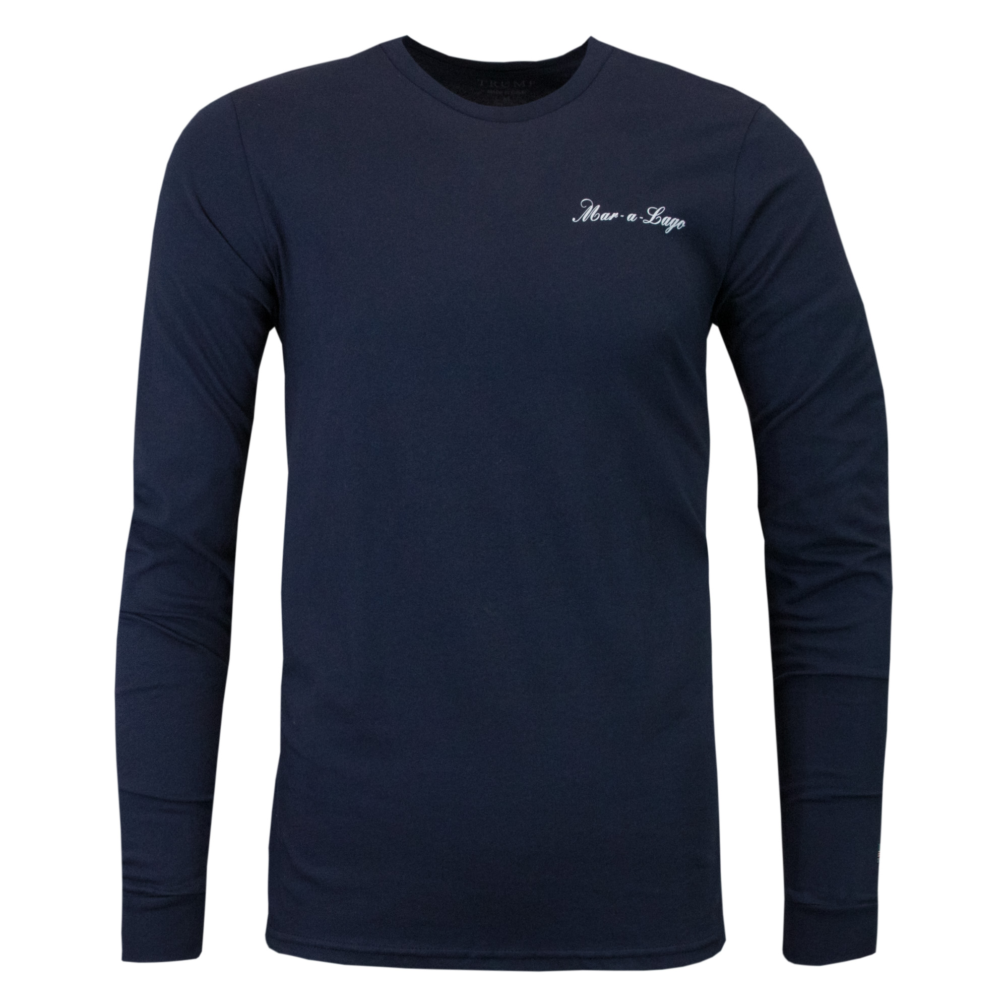 Patriotic MAL Crest LS Front - Navy Patriotic MAL Crest LS Front - Navy