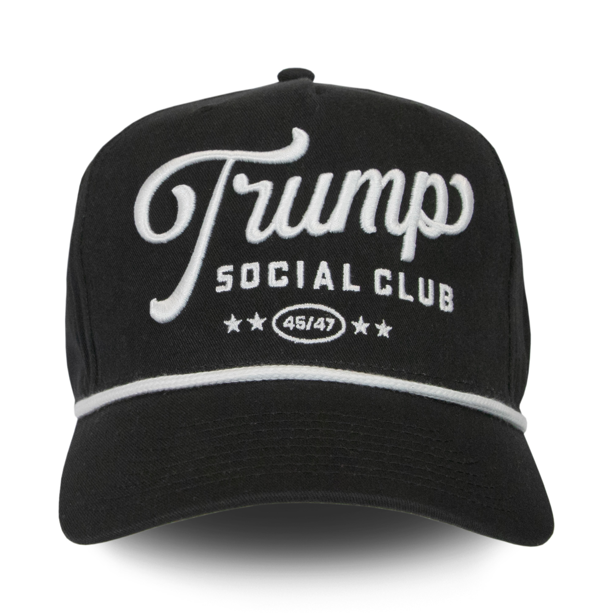 Trump Social Club Rope Hat - Black