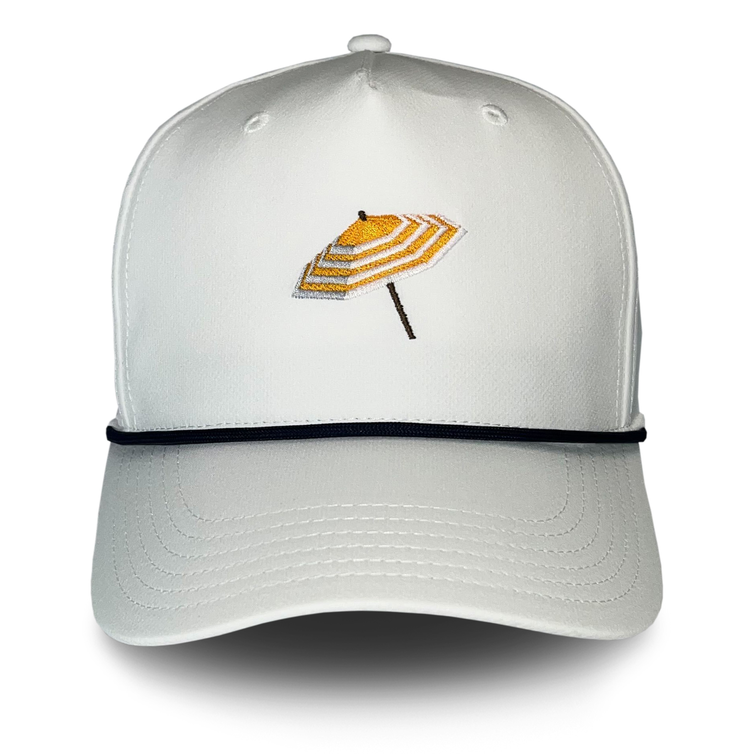 Mar-a-Lago Umbrella Rope Hat - White