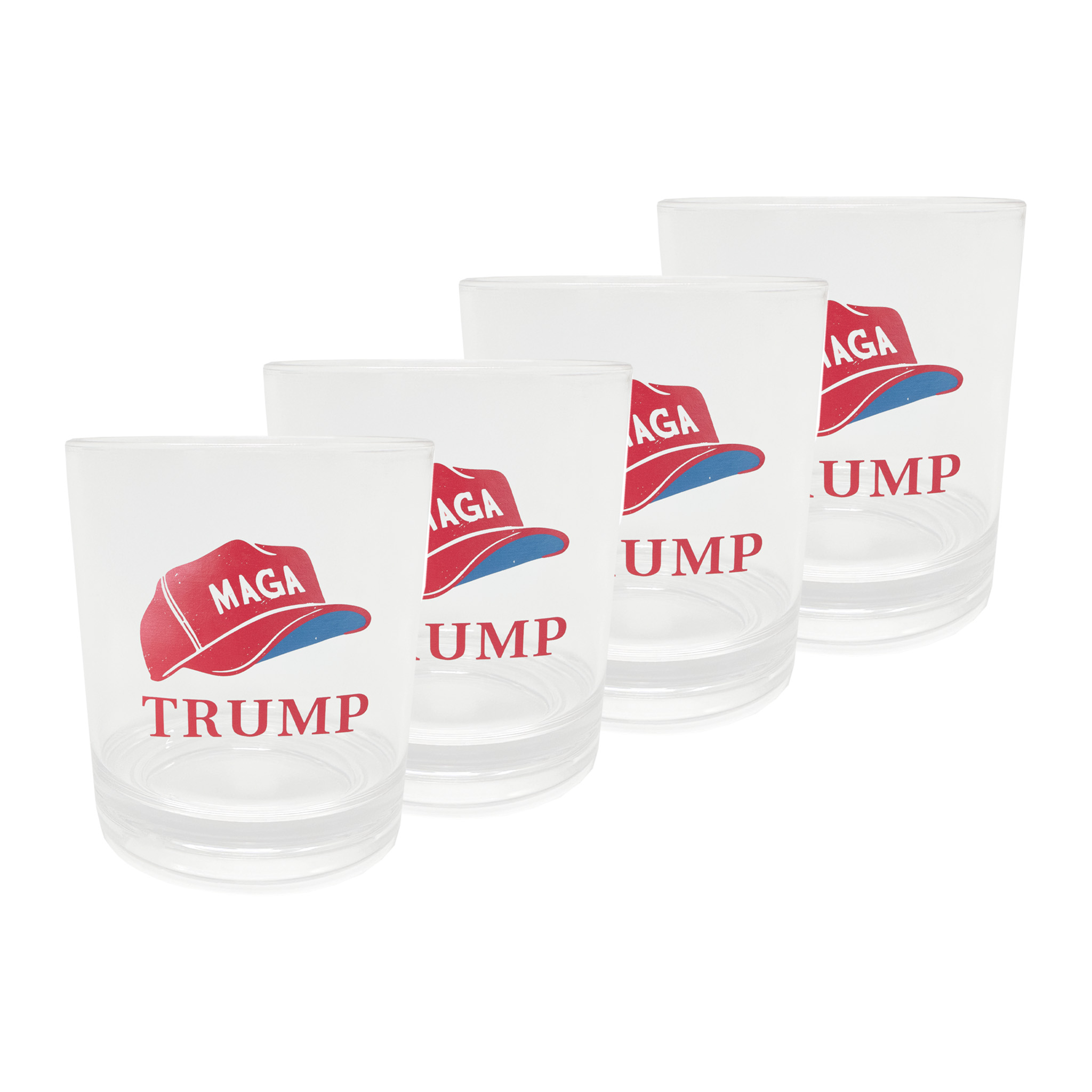 MAGA Hat Acrylic Cup - Set of 4