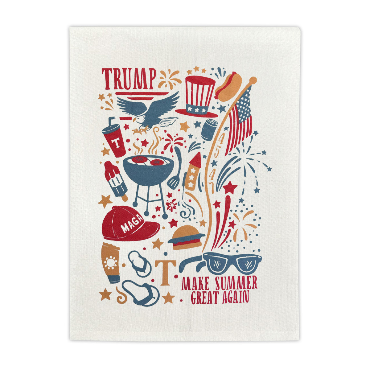 Make Summer Great Again Tea towel