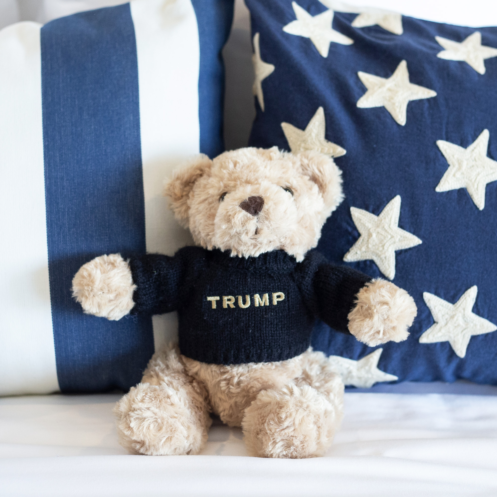 Trump Teddy Bear with Gold Lettering Trump Teddy Bear with Gold Lettering