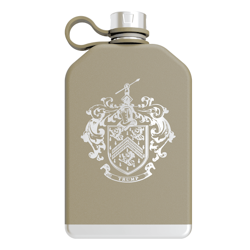 Trump Crest 8oz Flask - Tan Trump Crest 8oz Flask - Tan