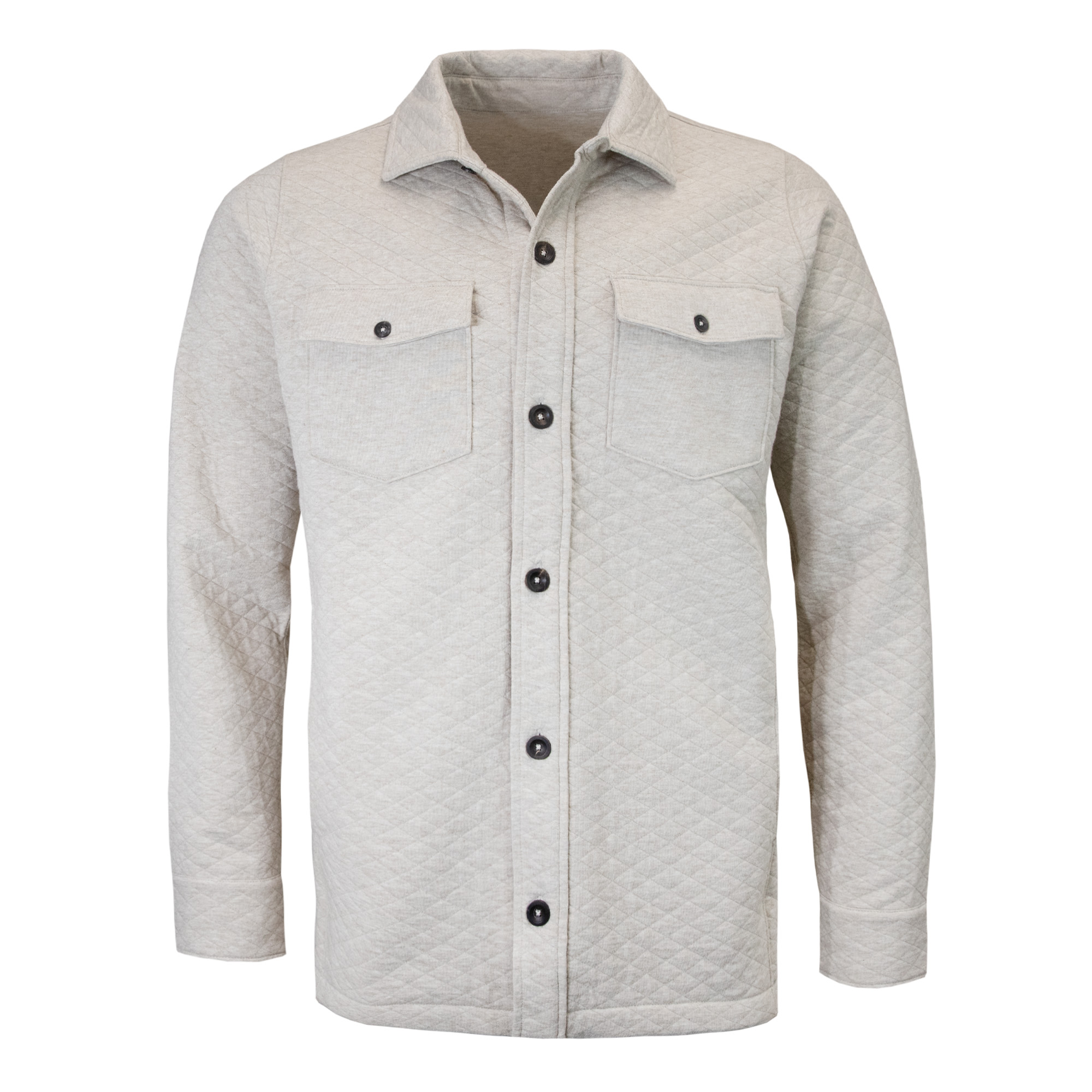 Trump Quilted Skirt Jacket Trump Quilted Skirt Jacket in the Color Oatmeal