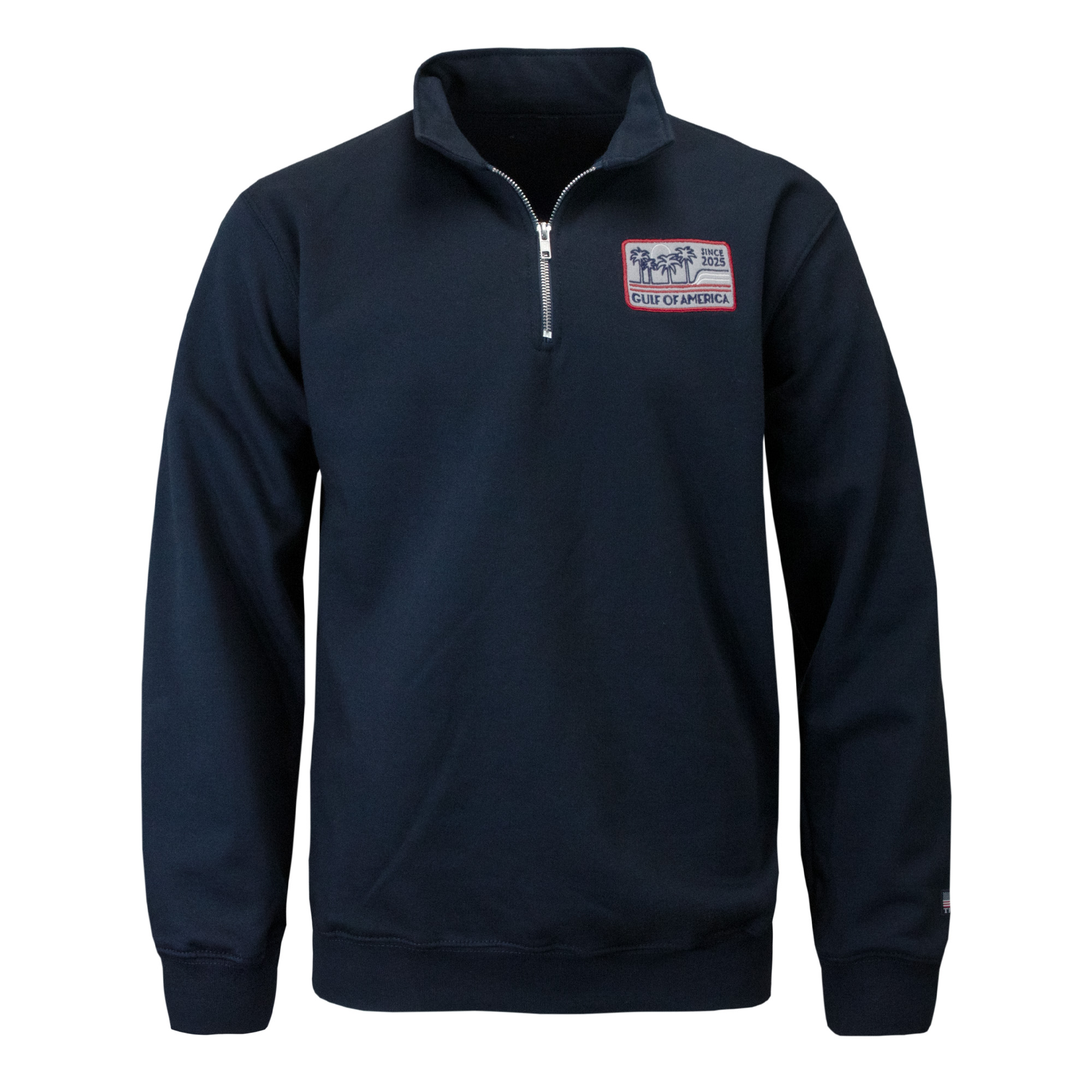 Golf of America Patched 1/4 Zip Golf of America Patched 1/4 Zip