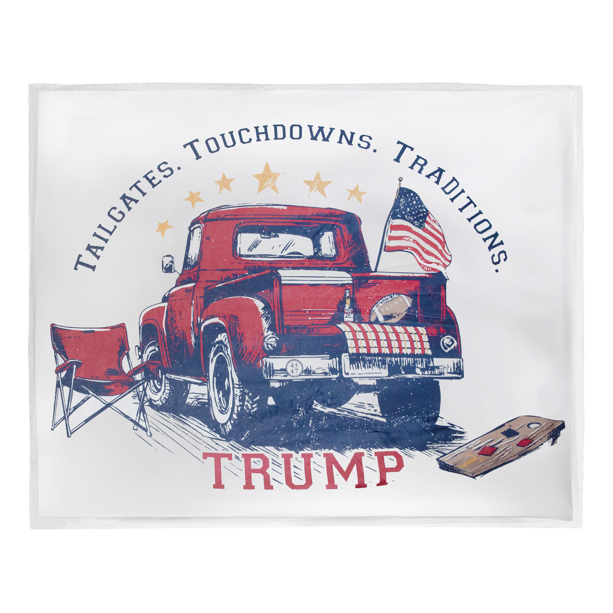 Trump Tailgate Plush Blanket