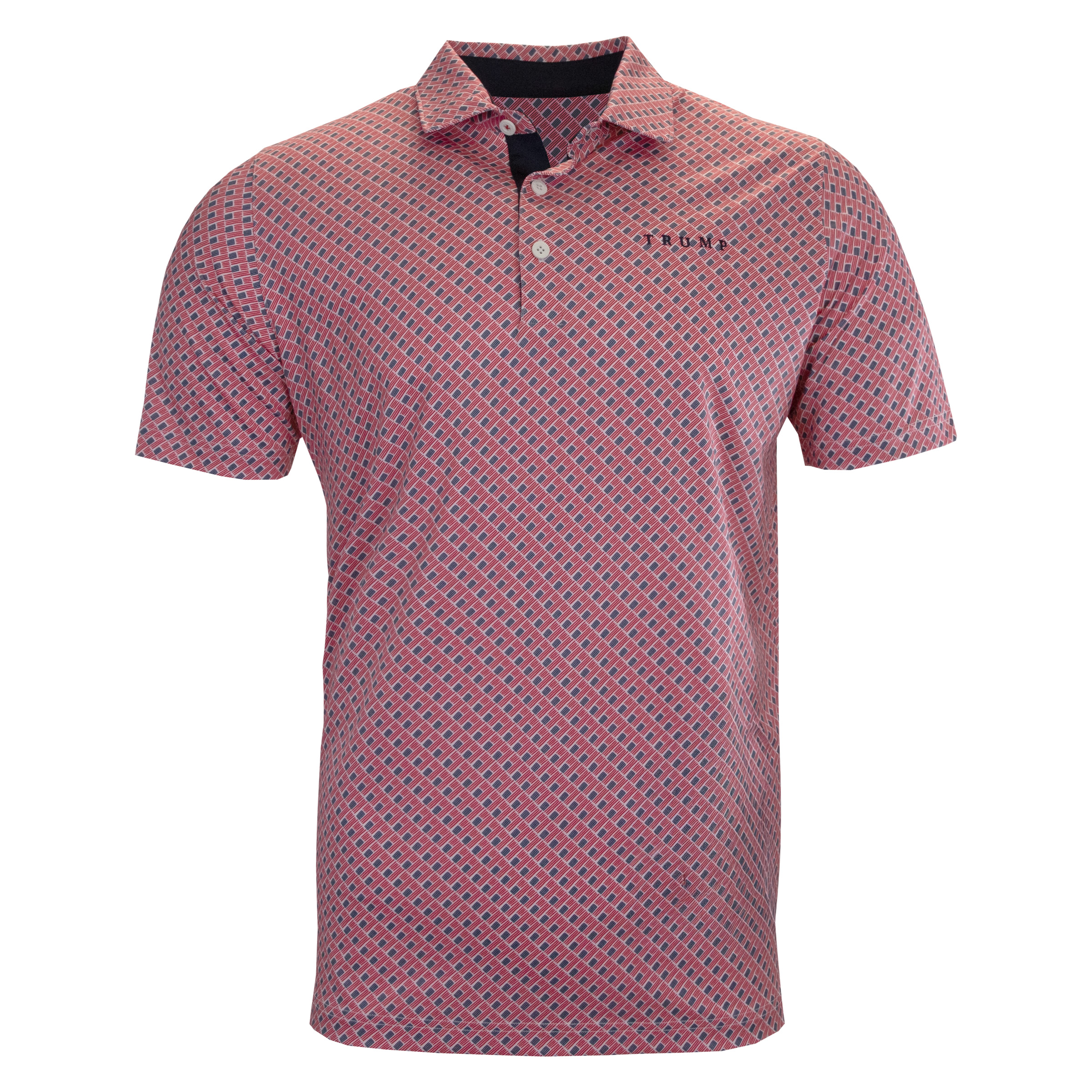 Volition Multi Flag Polo - Red Volition Multi Flag Polo - Red
