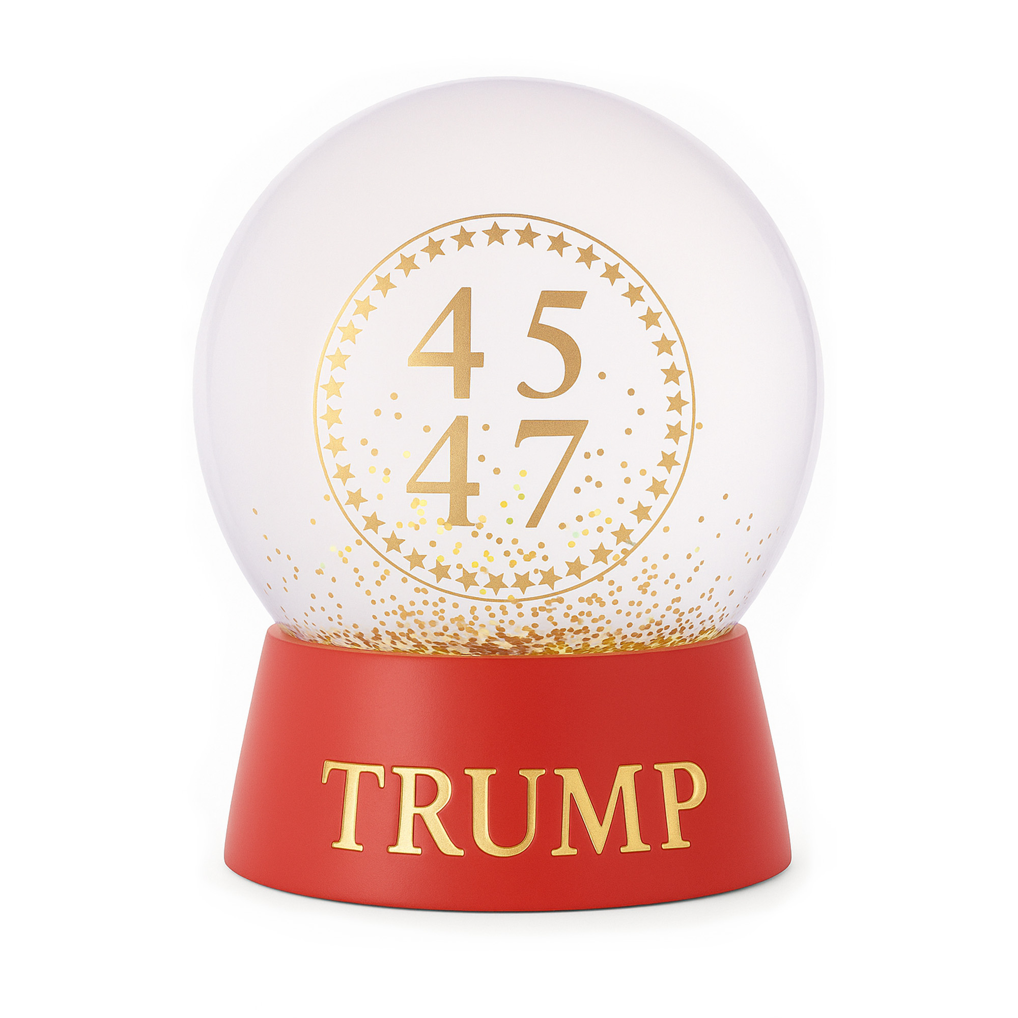 45-47 Trump Snow Globe