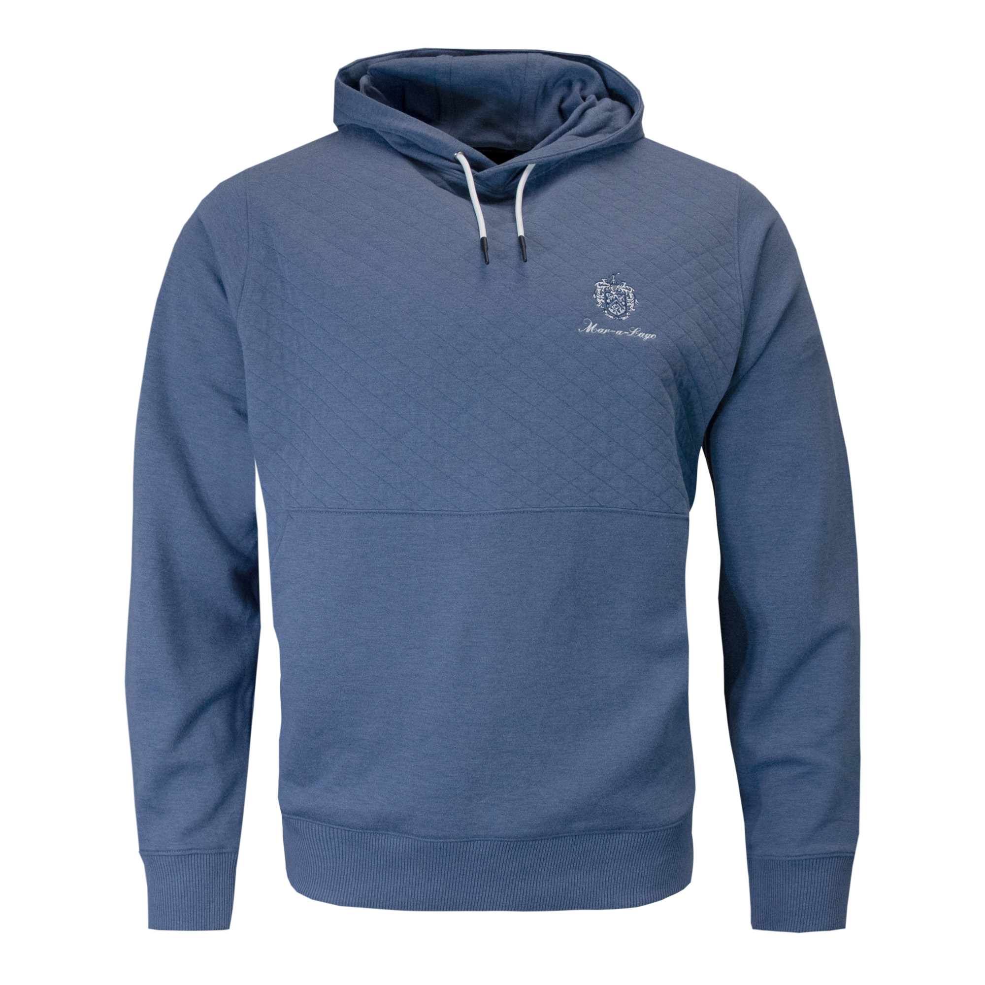 Mar-a-Lago Quilted Jersey Hoodie Mar-a-Lago Quilted Jersey Hoodie in the color Atlantic heather
