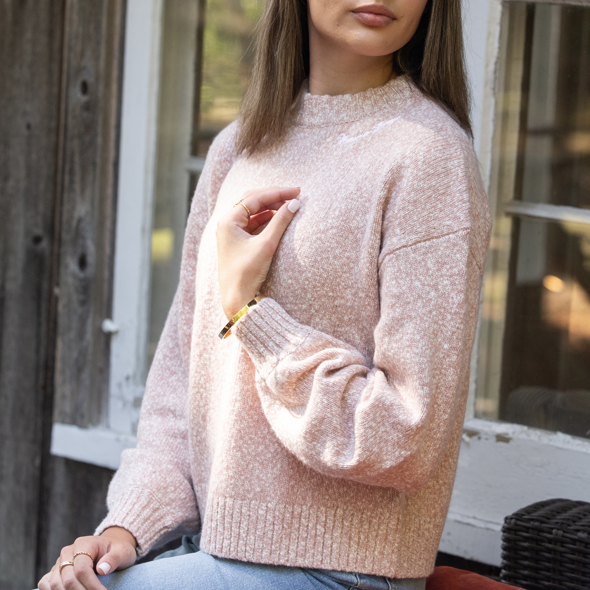 Ladies Mar-a-Lago Cashmere Sweater Lifestyle