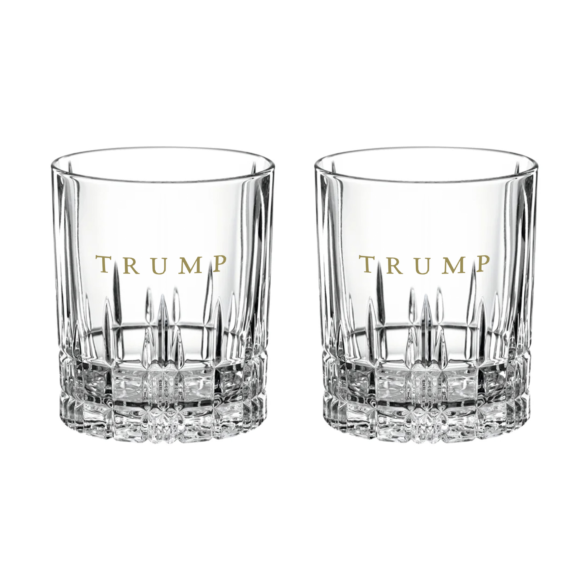 Trump Double Old Fashioned Glass - Set of 2